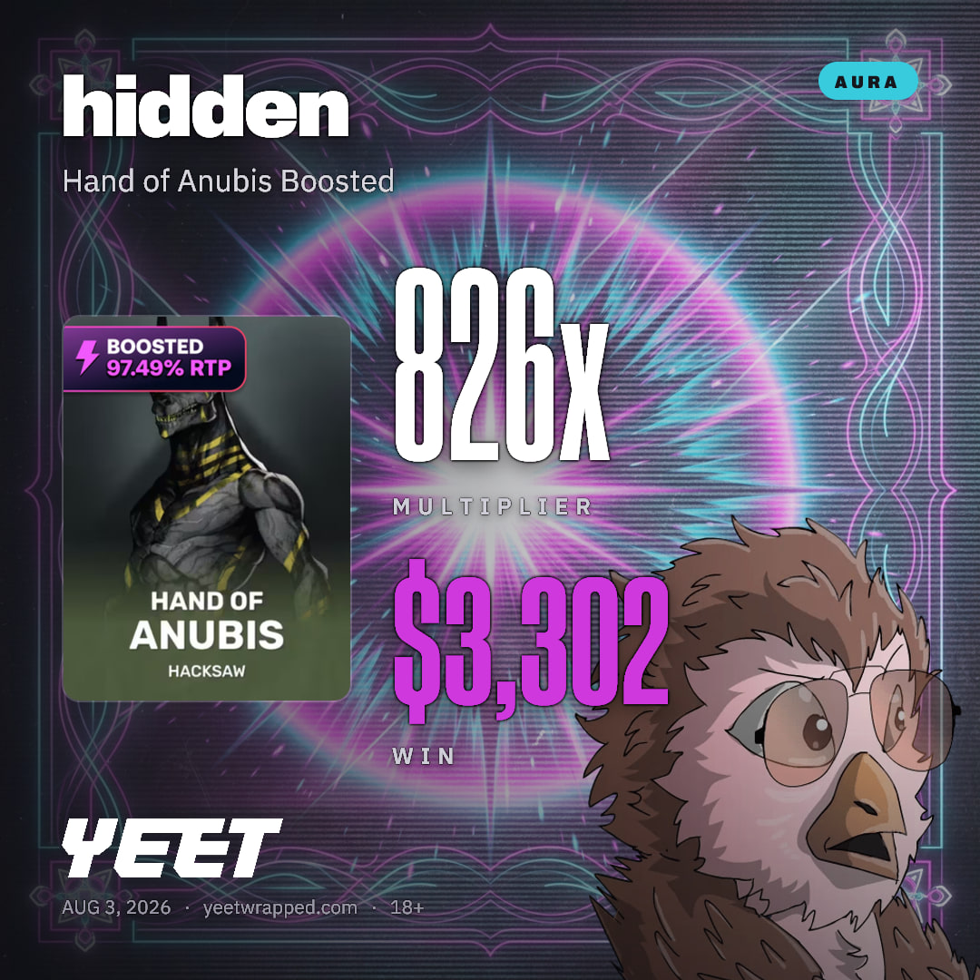 hidden hit 825.5x on Hand of Anubis Boosted
