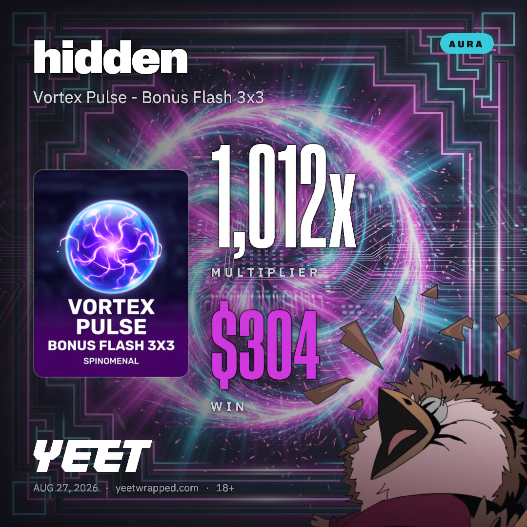 hidden hit 1,012x on Vortex Pulse - Bonus Flash 3x3