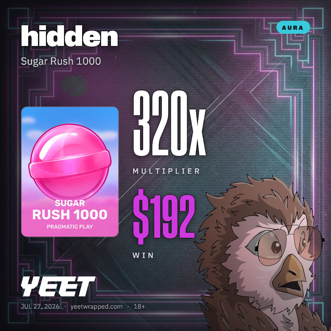 hidden hit 319.8x on Sugar Rush 1000