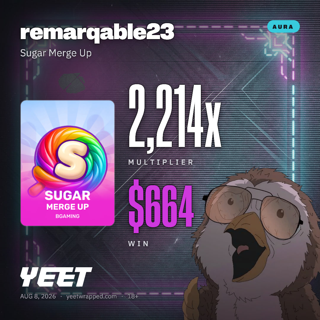 remarqable23 hit 2,214x on Sugar Merge Up