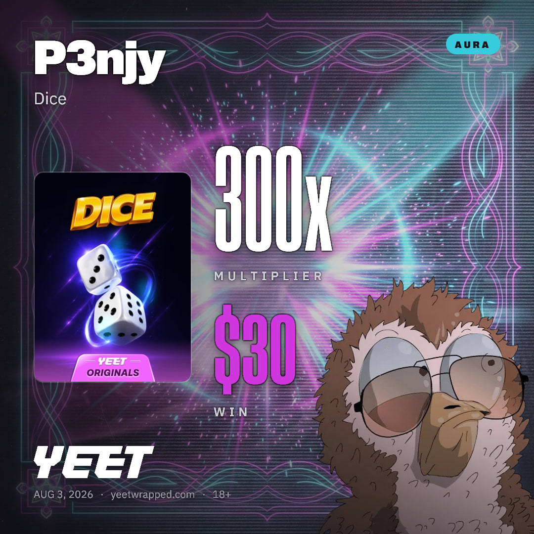 P3njy hit 300x on Dice