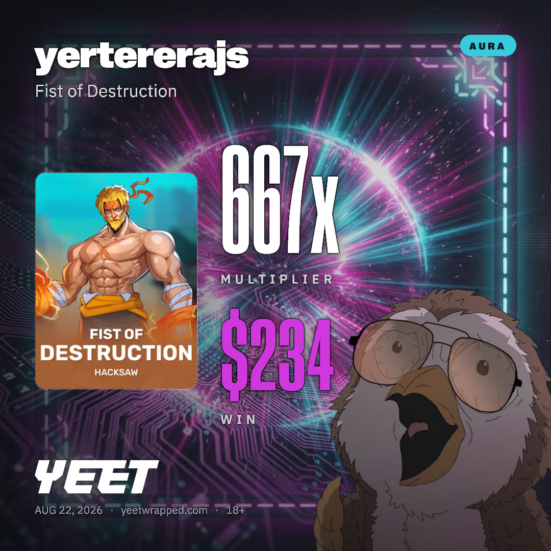 yertererajs hit 666.6x on Fist of Destruction