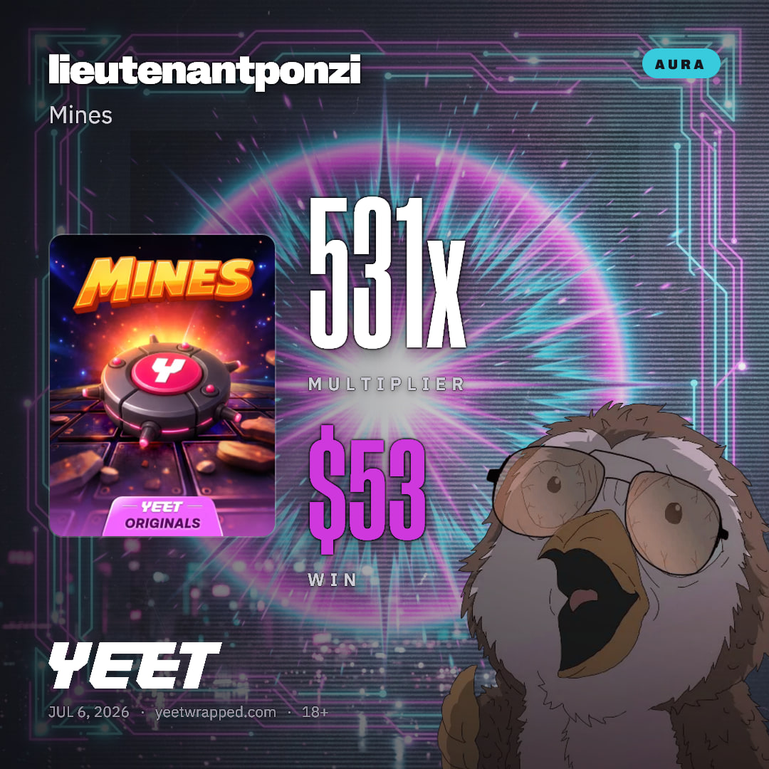 lieutenantponzi hit 530.7x on Mines