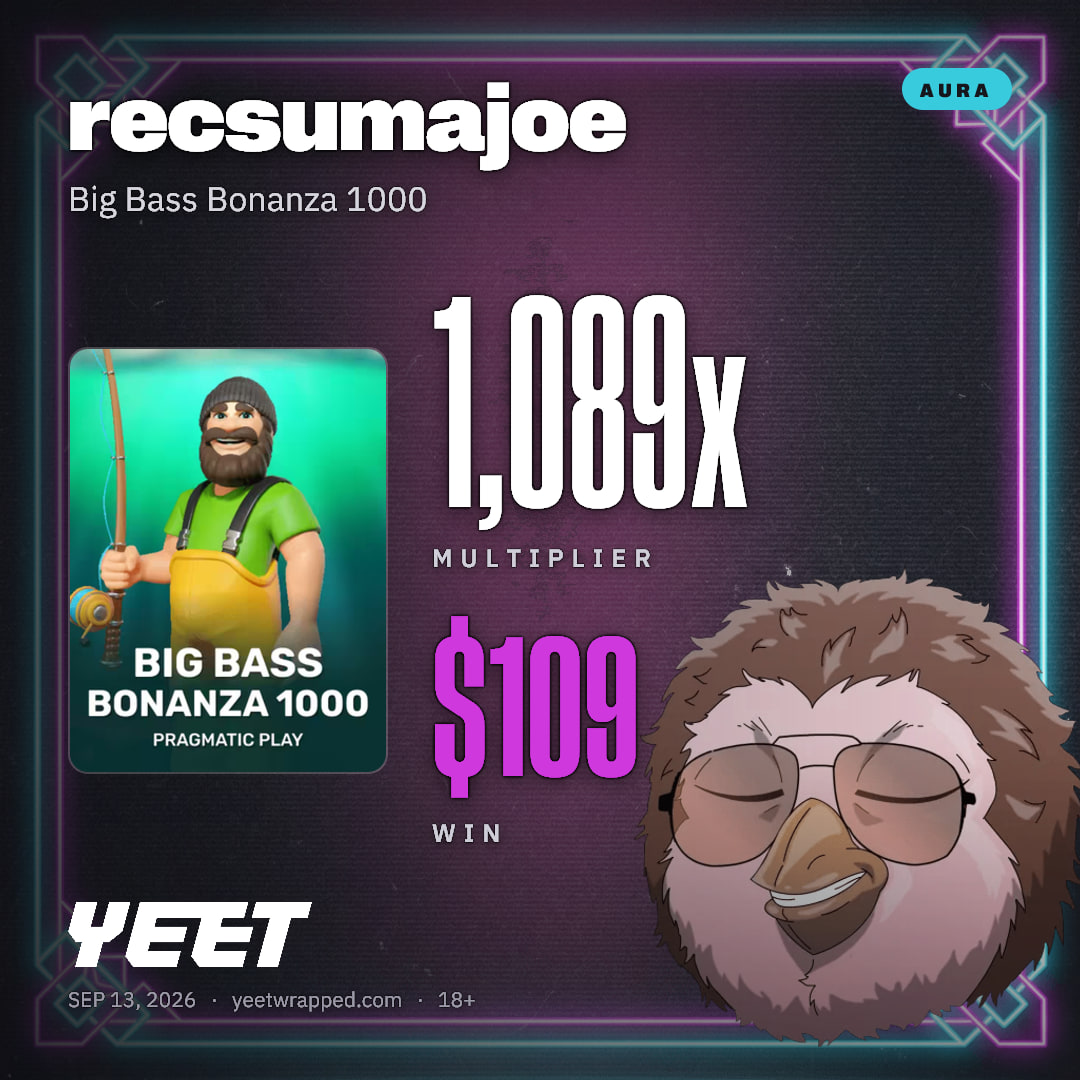 recsumajoe hit 1,089x on Big Bass Bonanza 1000