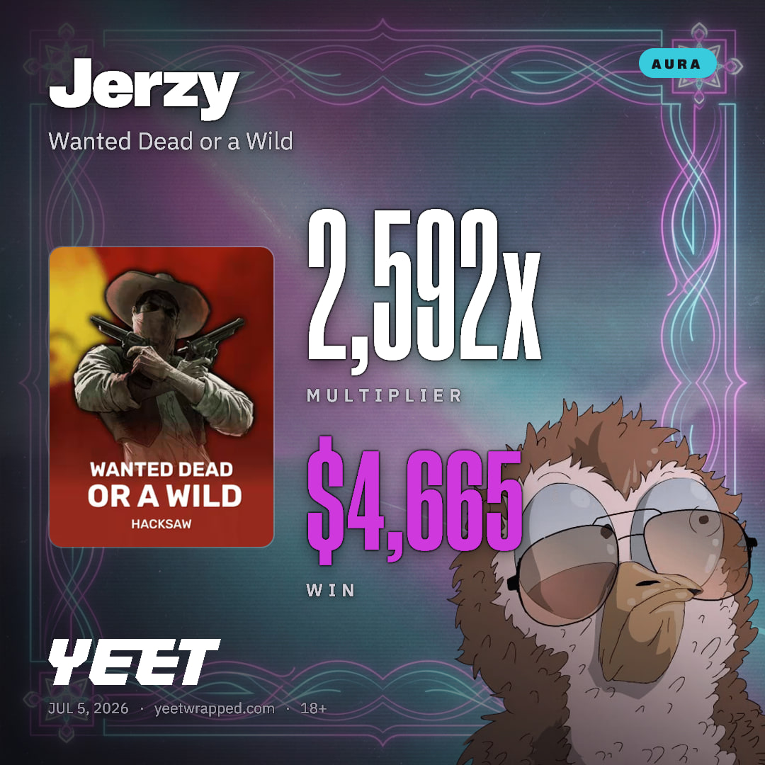 Jerzy hit 2,592x on Wanted Dead or a Wild