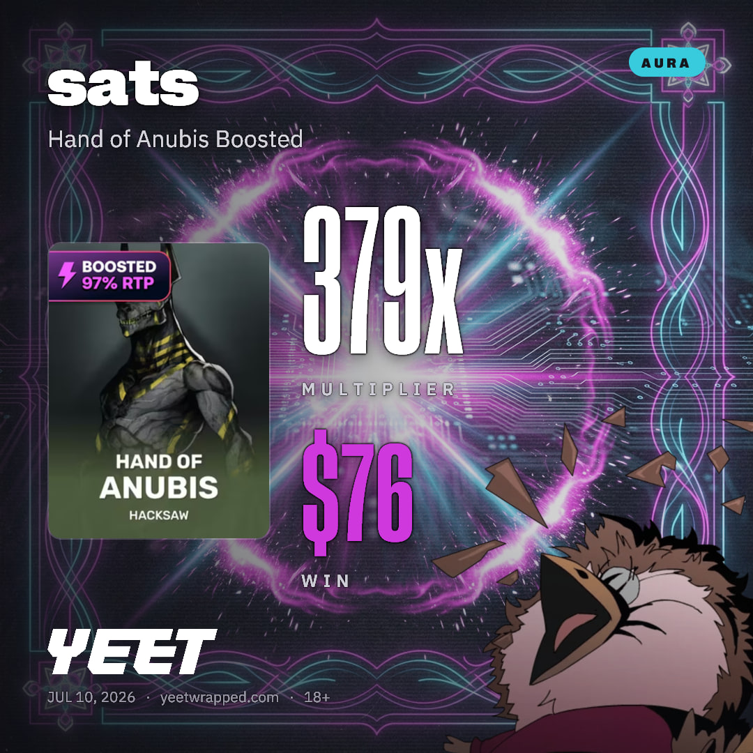 sats hit 379.1x on Hand of Anubis Boosted