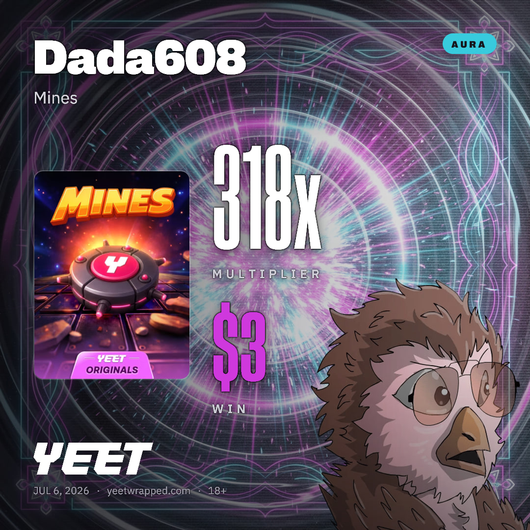 Dada608 hit 317.5x on Mines