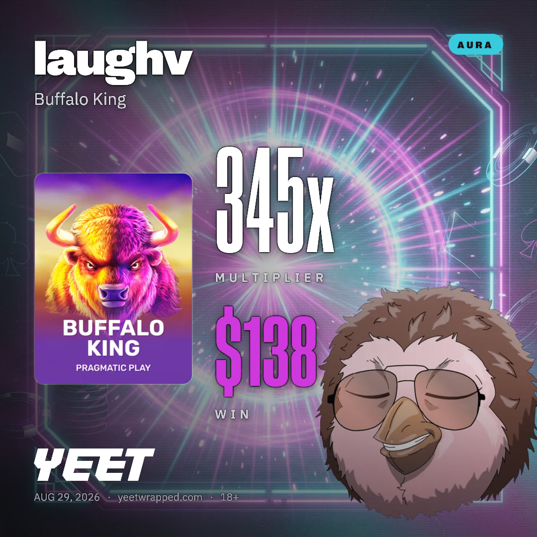 laughv hit 344.5x on Buffalo King