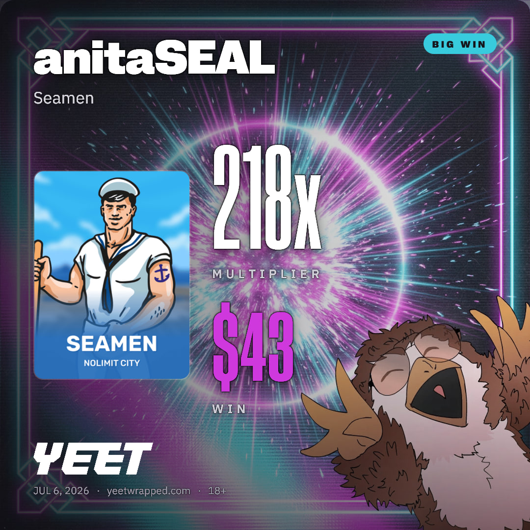 anitaSEAL hit 218.1x on Seamen