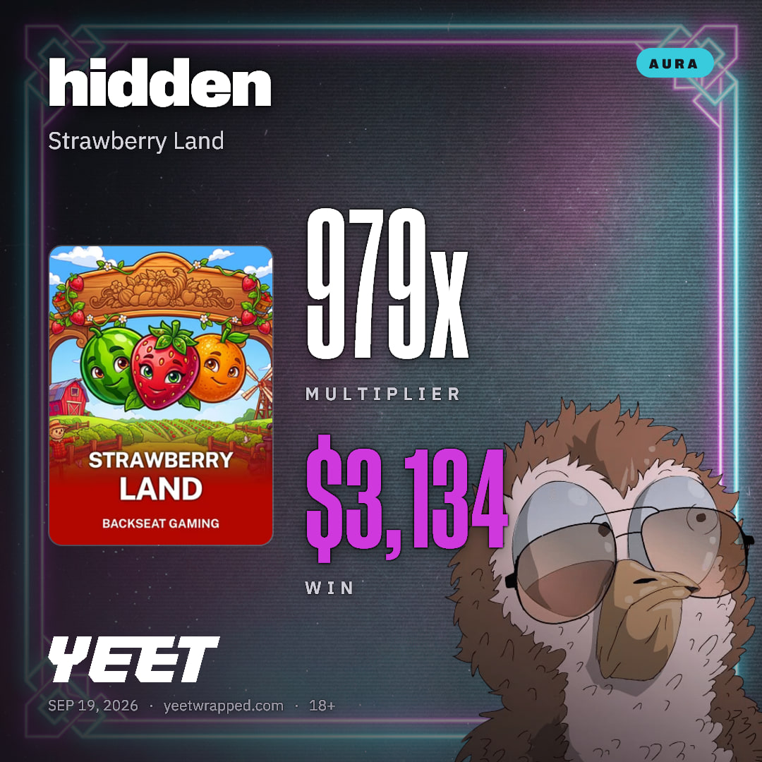 hidden hit 979.4x on Strawberry Land