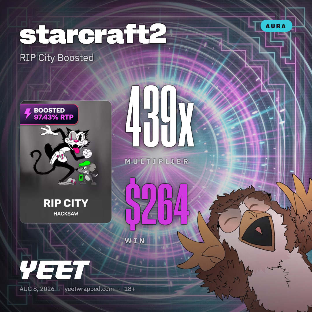 starcraft2 hit 439.3x on RIP City Boosted