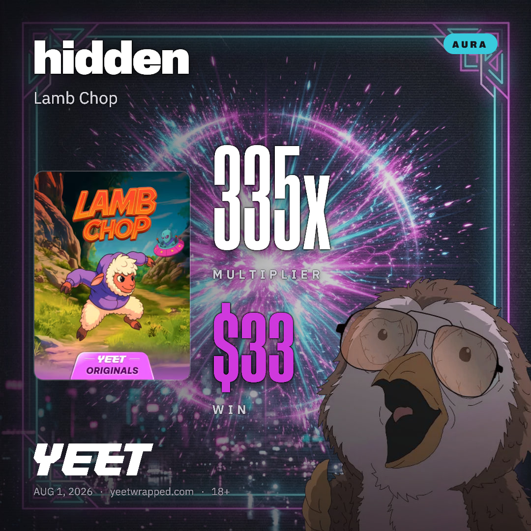 hidden hit 334.6x on Lamb Chop
