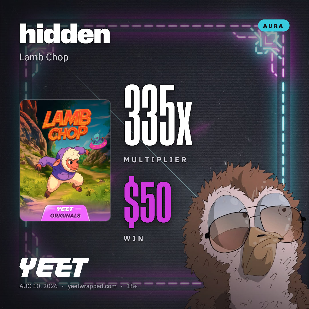 hidden hit 334.6x on Lamb Chop