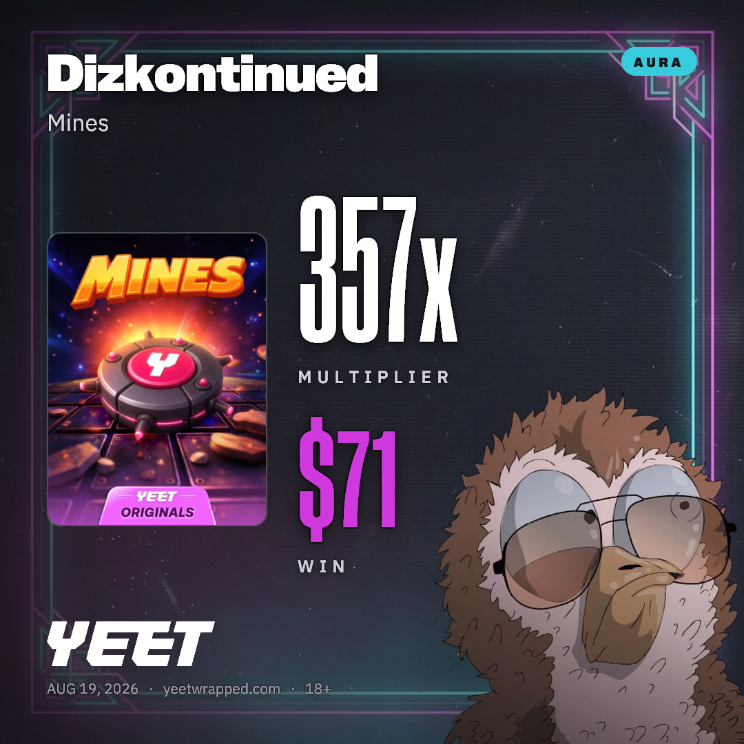 Dizkontinued hit 356.6x on Mines