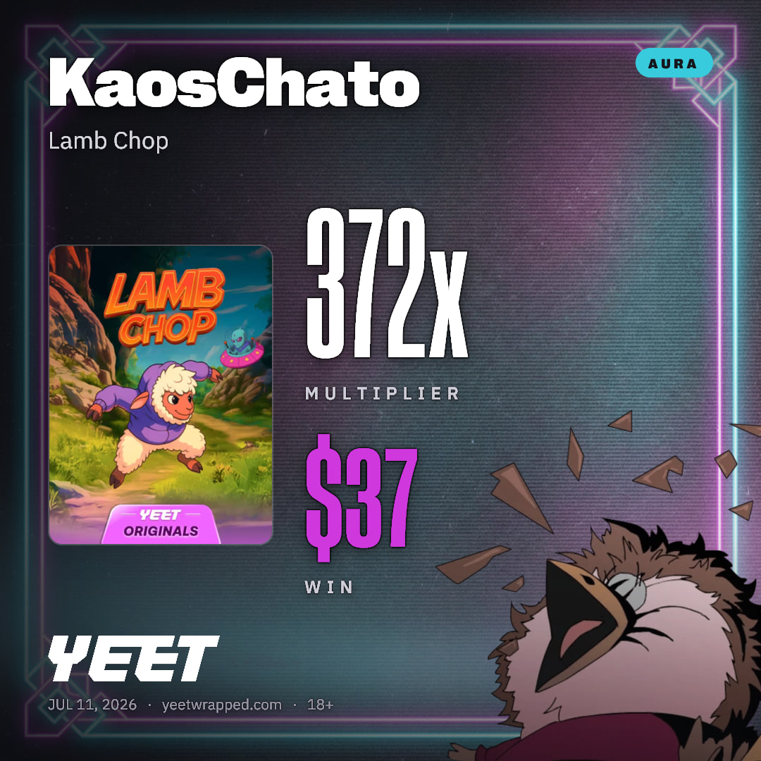 KaosChato hit 371.8x on Lamb Chop