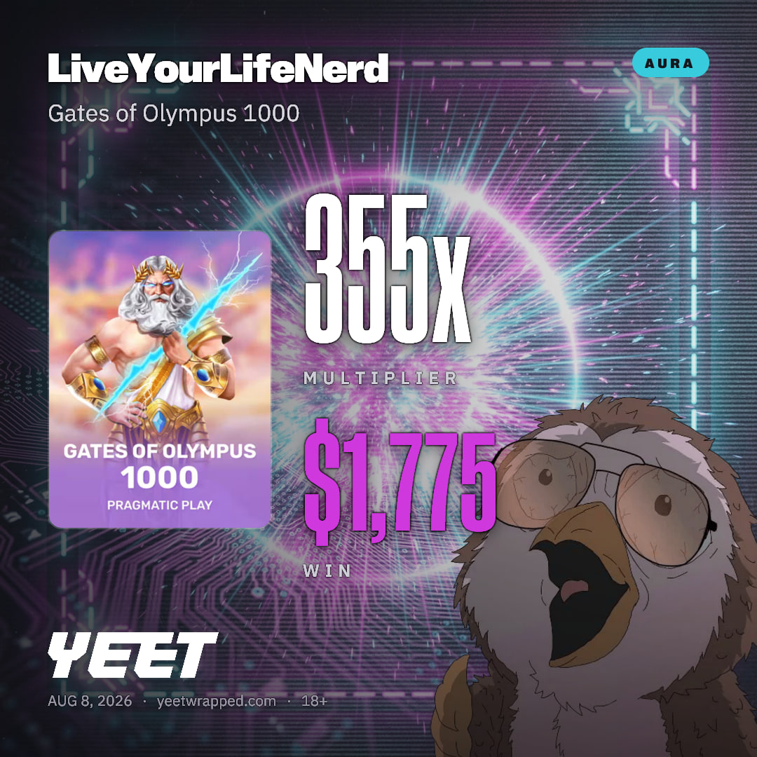LiveYourLifeNerd hit 355x on Gates of Olympus 1000