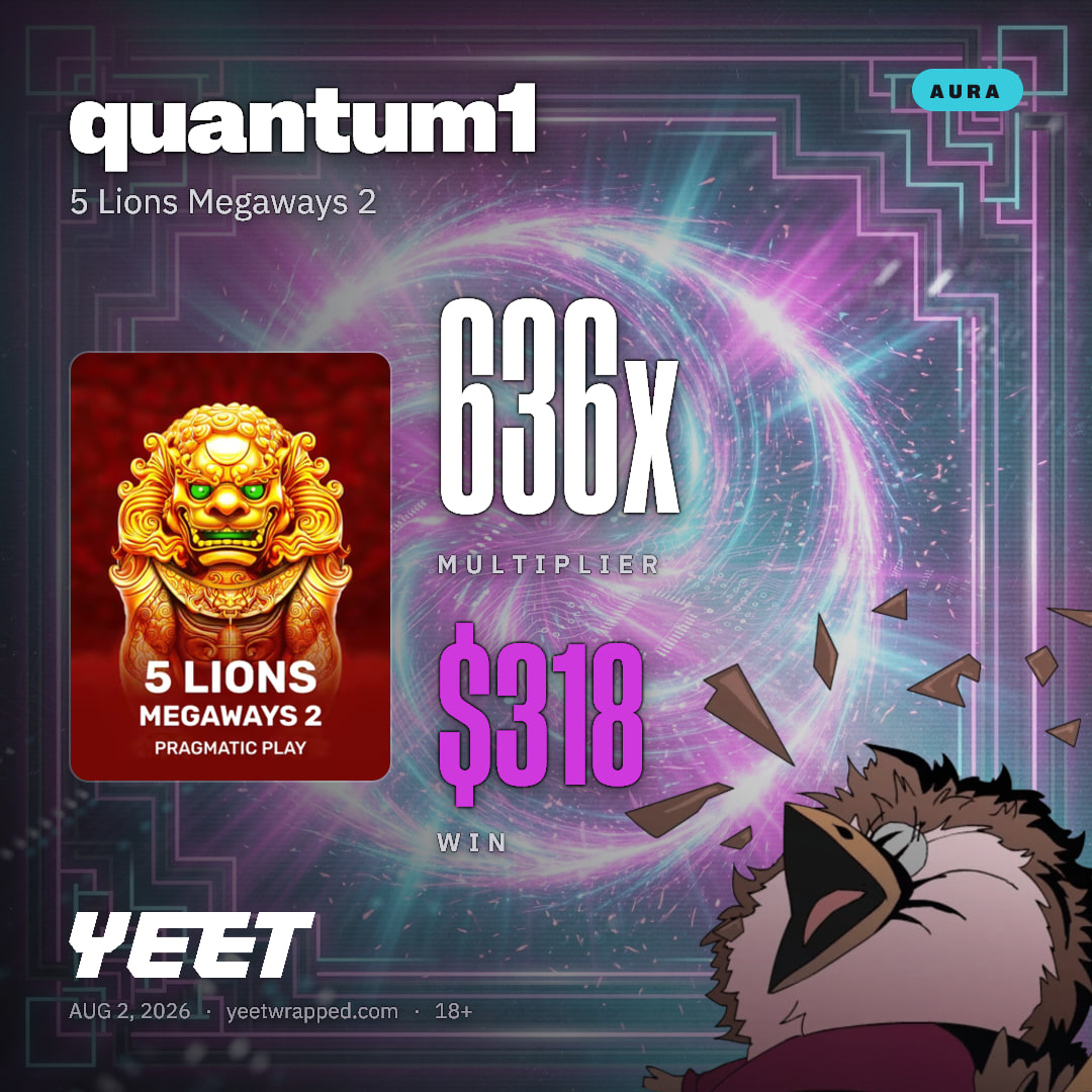 quantum1 hit 636.4x on 5 Lions Megaways 2