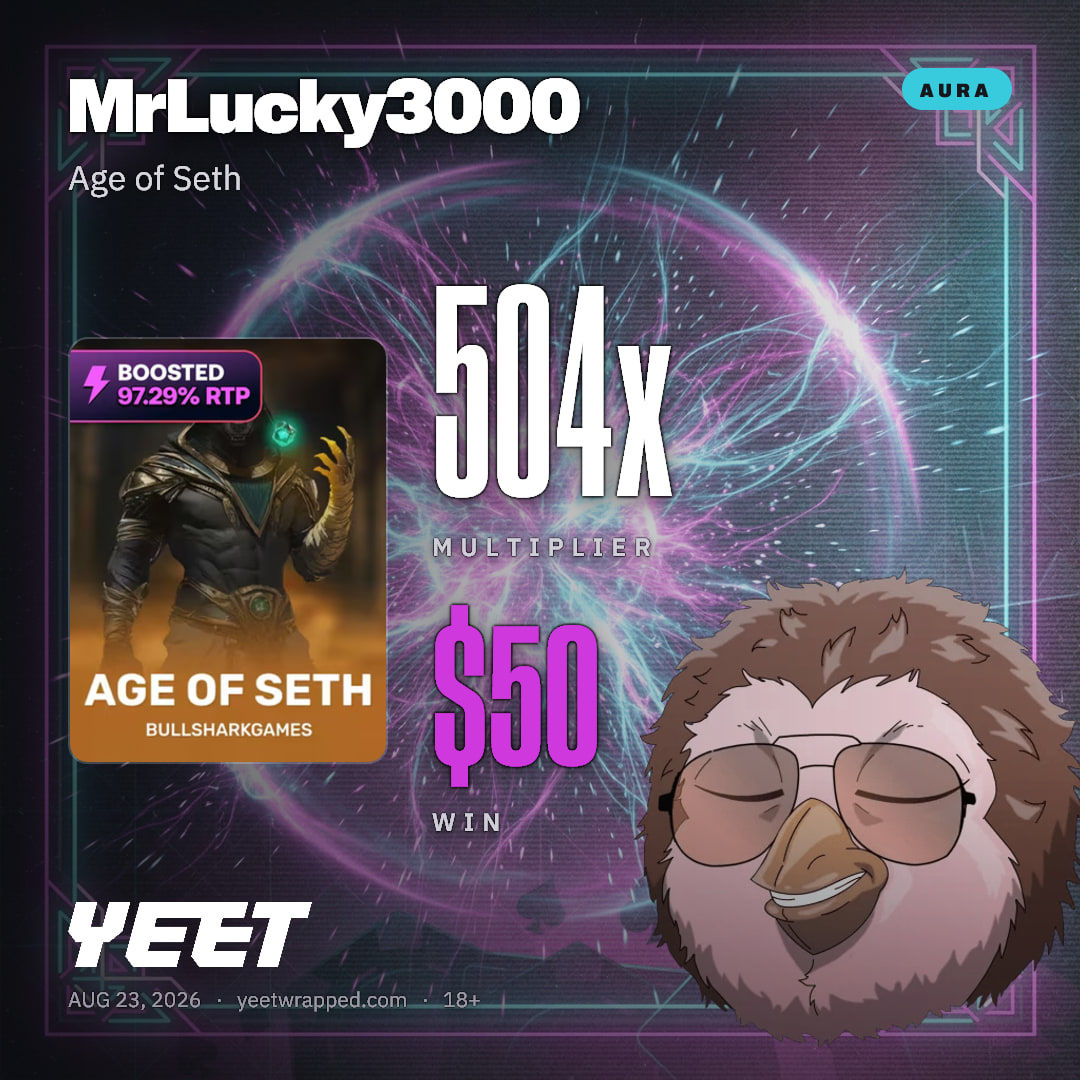 MrLucky3000 hit 504.4x on Age of Seth