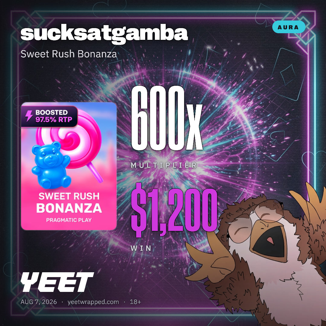 sucksatgamba hit 599.8x on Sweet Rush Bonanza