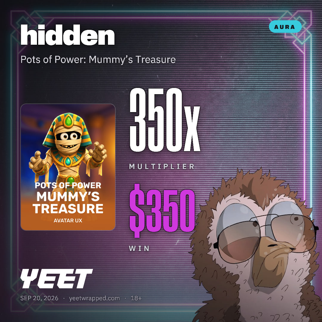 hidden hit 350.2x on Pots of Power: Mummy’s Treasure