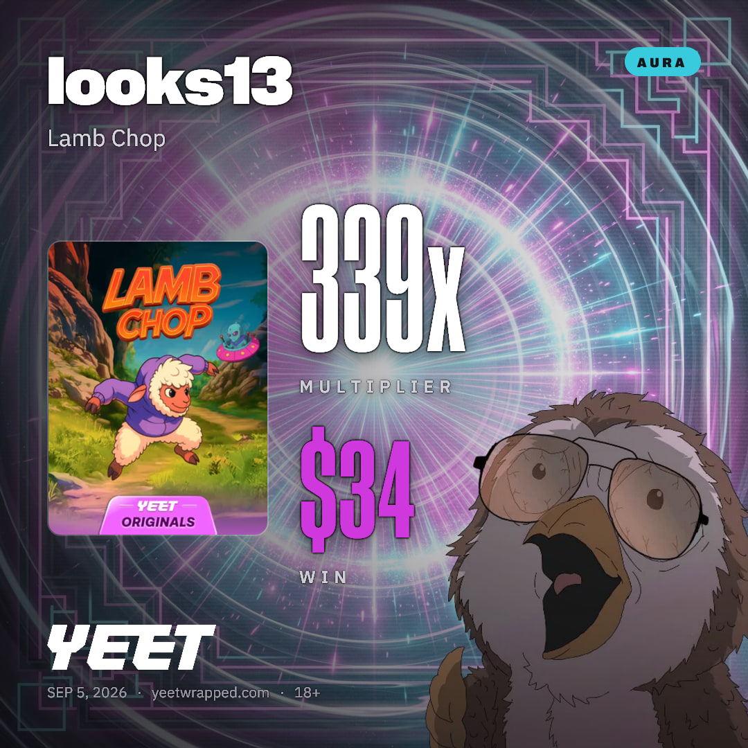 looks13 hit 338.7x on Lamb Chop