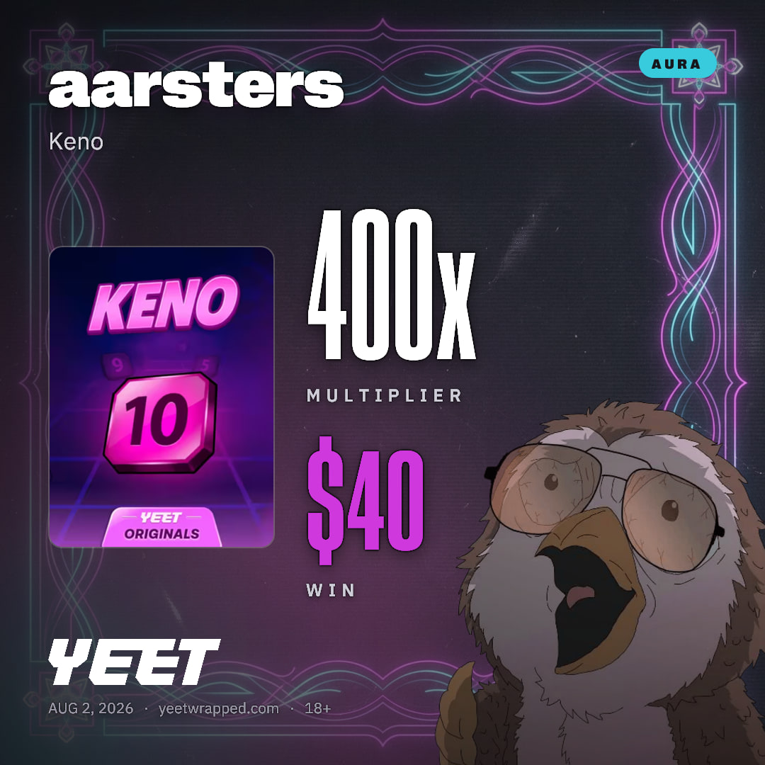 aarsters hit 400x on Keno