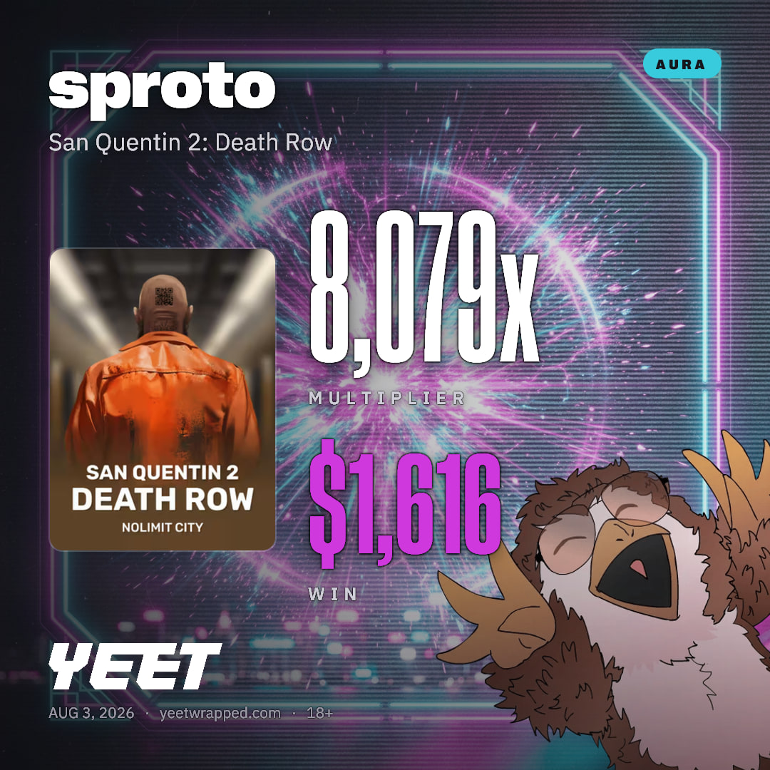 sproto hit 8,079x on San Quentin 2: Death Row