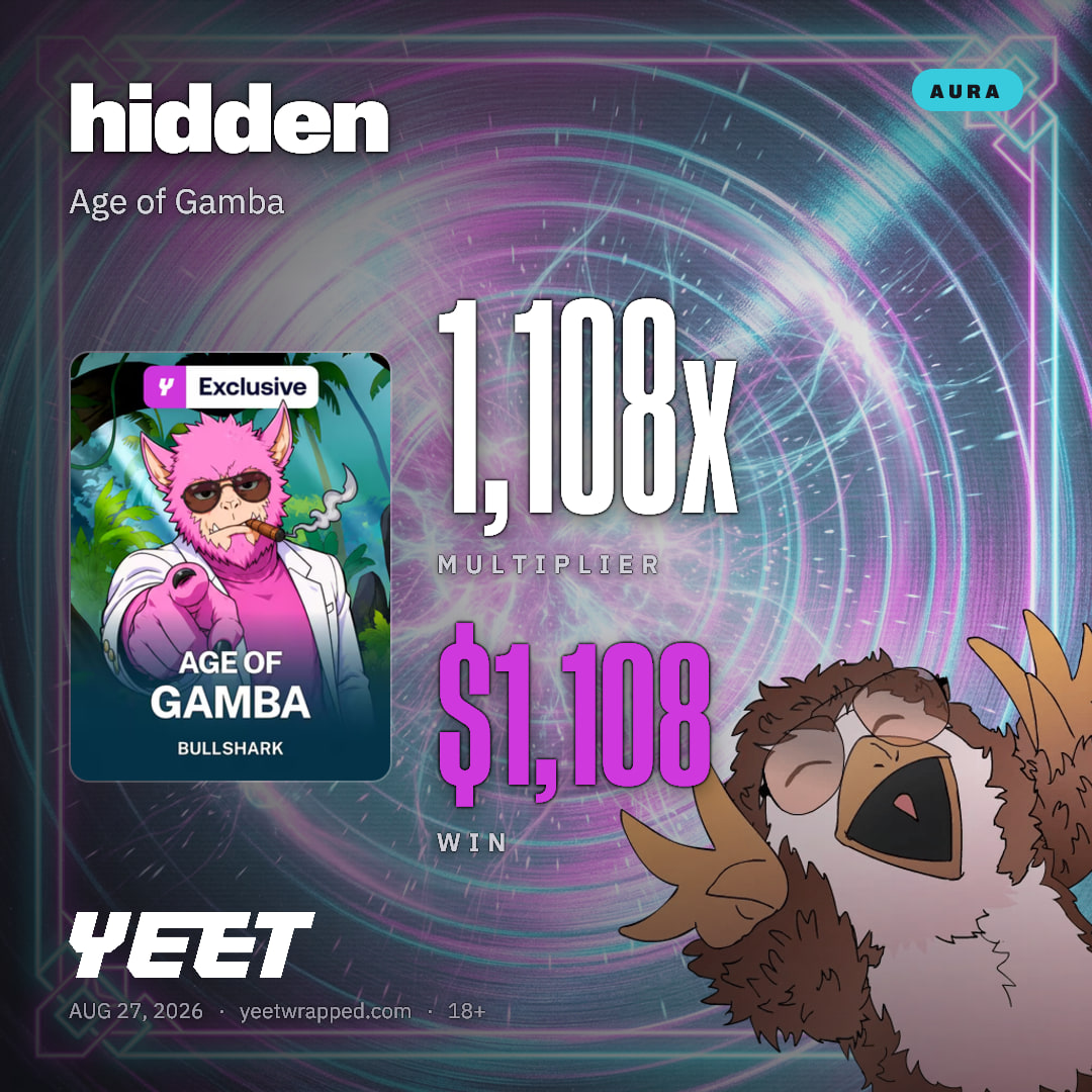 hidden hit 1,108x on Age of Gamba