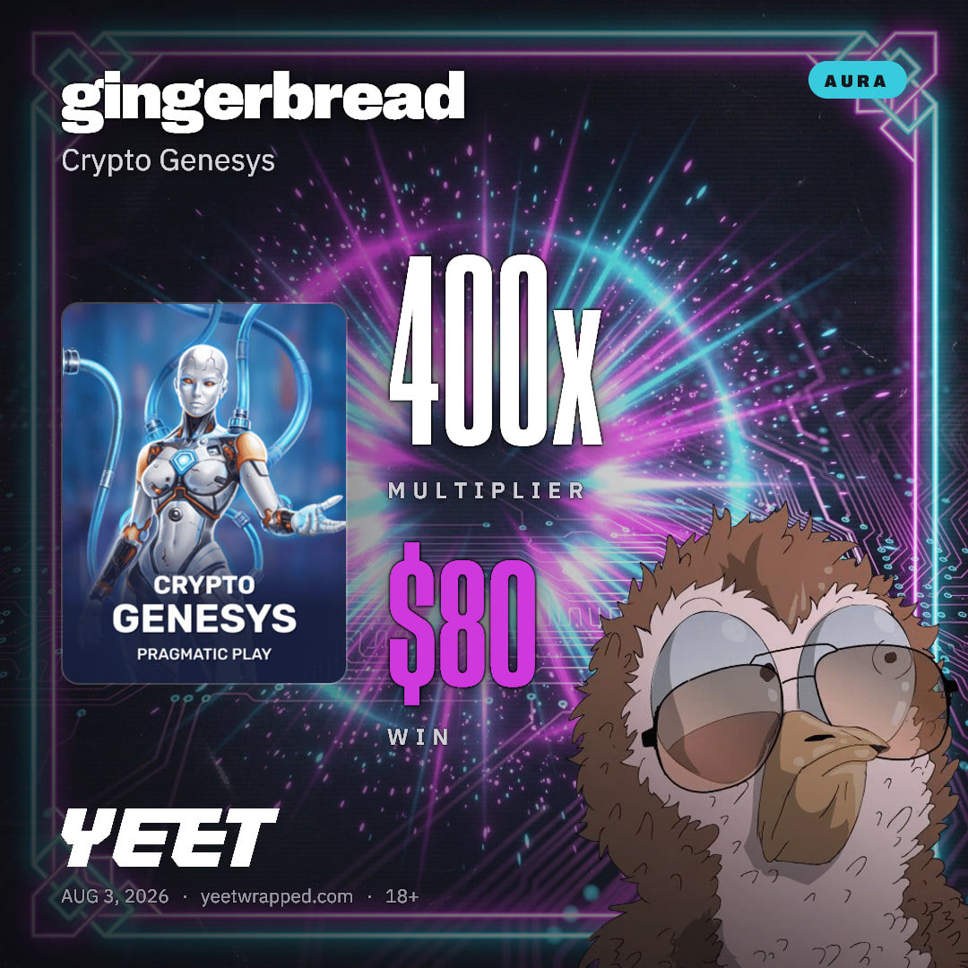 gingerbread hit 399.9x on Crypto Genesys