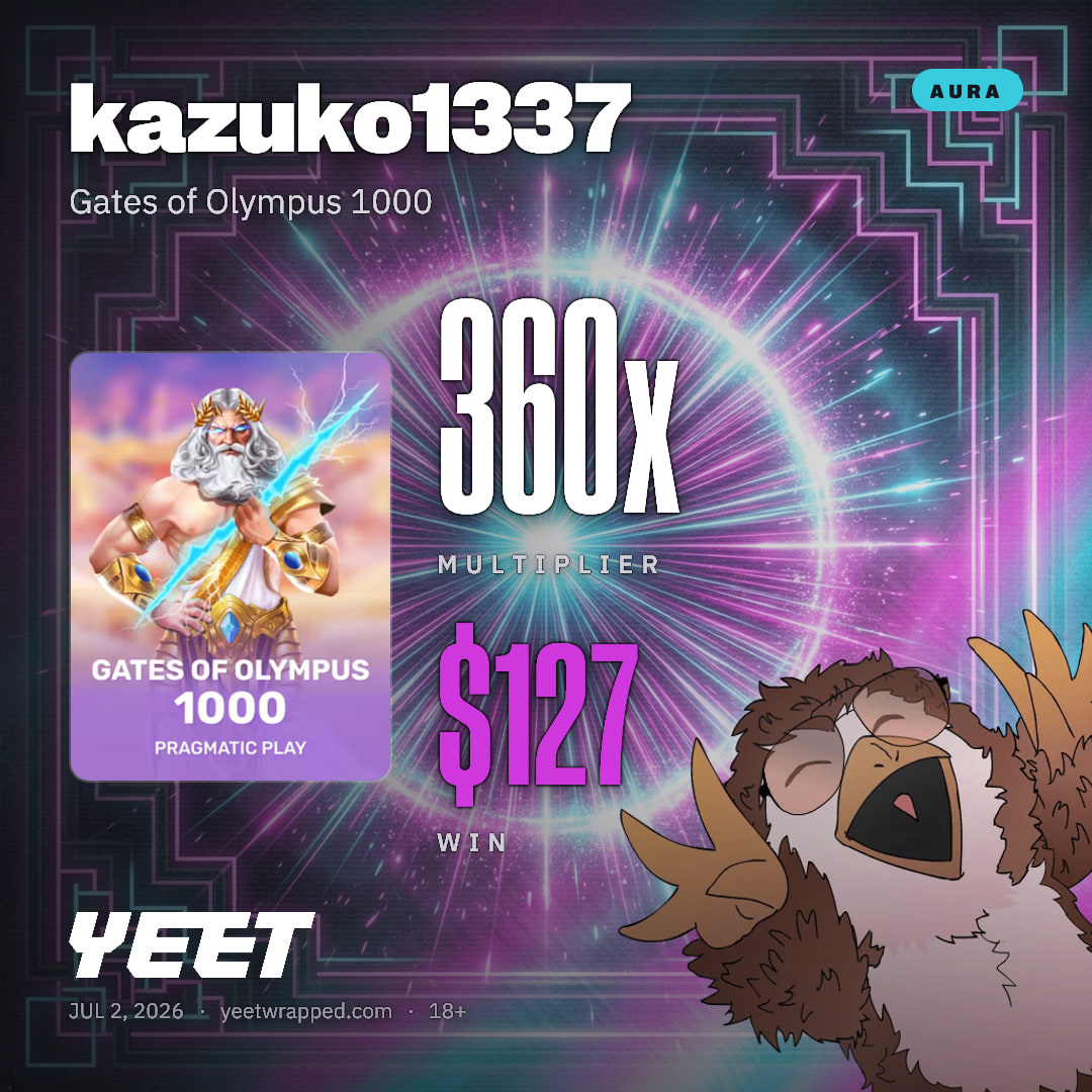 kazuko1337 hit 360x on Gates of Olympus 1000