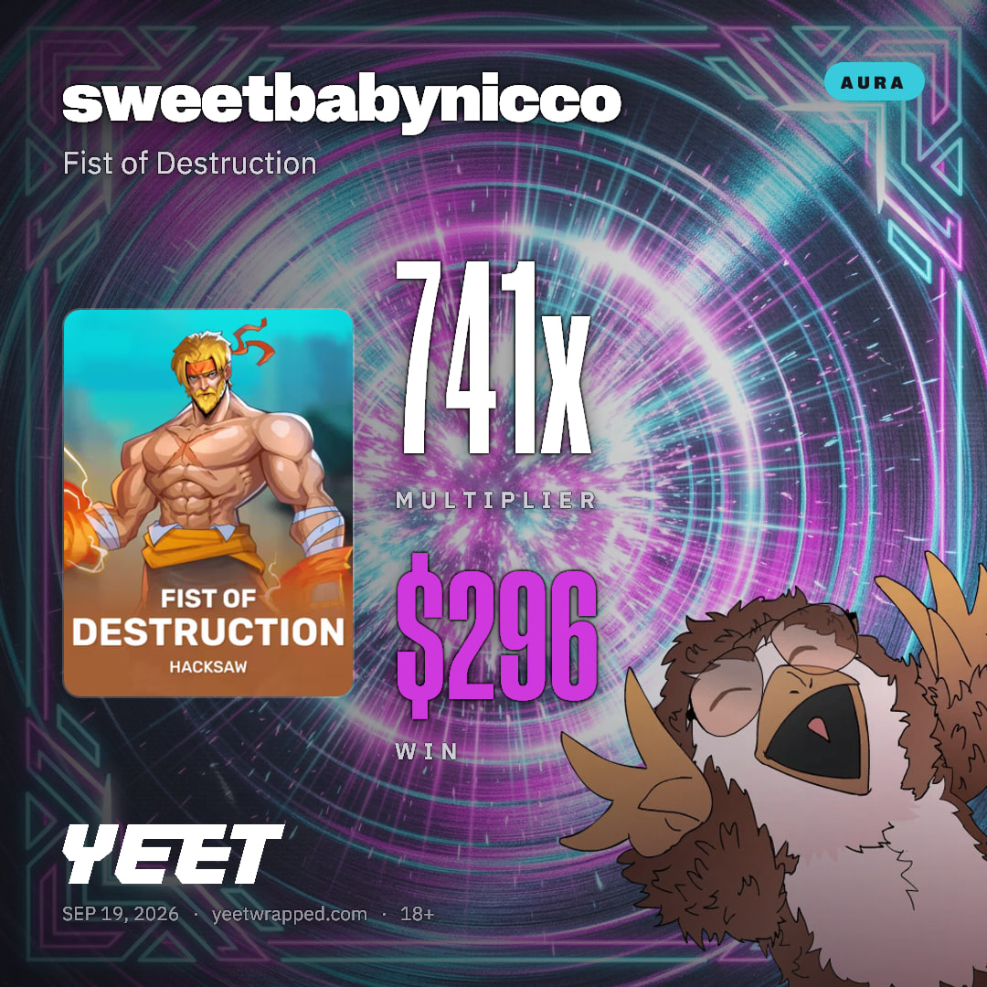 sweetbabynicco hit 740.8x on Fist of Destruction