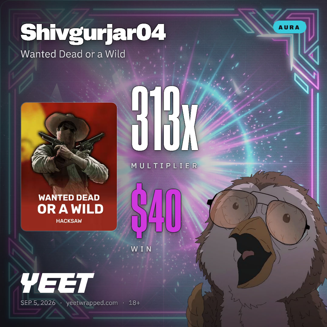 Shivgurjar04 hit 312.9x on Wanted Dead or a Wild
