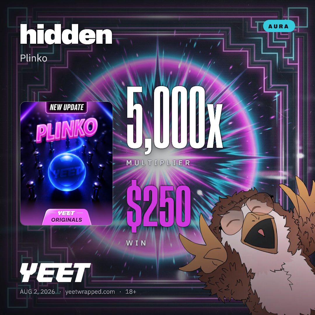 hidden hit 5,000x on Plinko