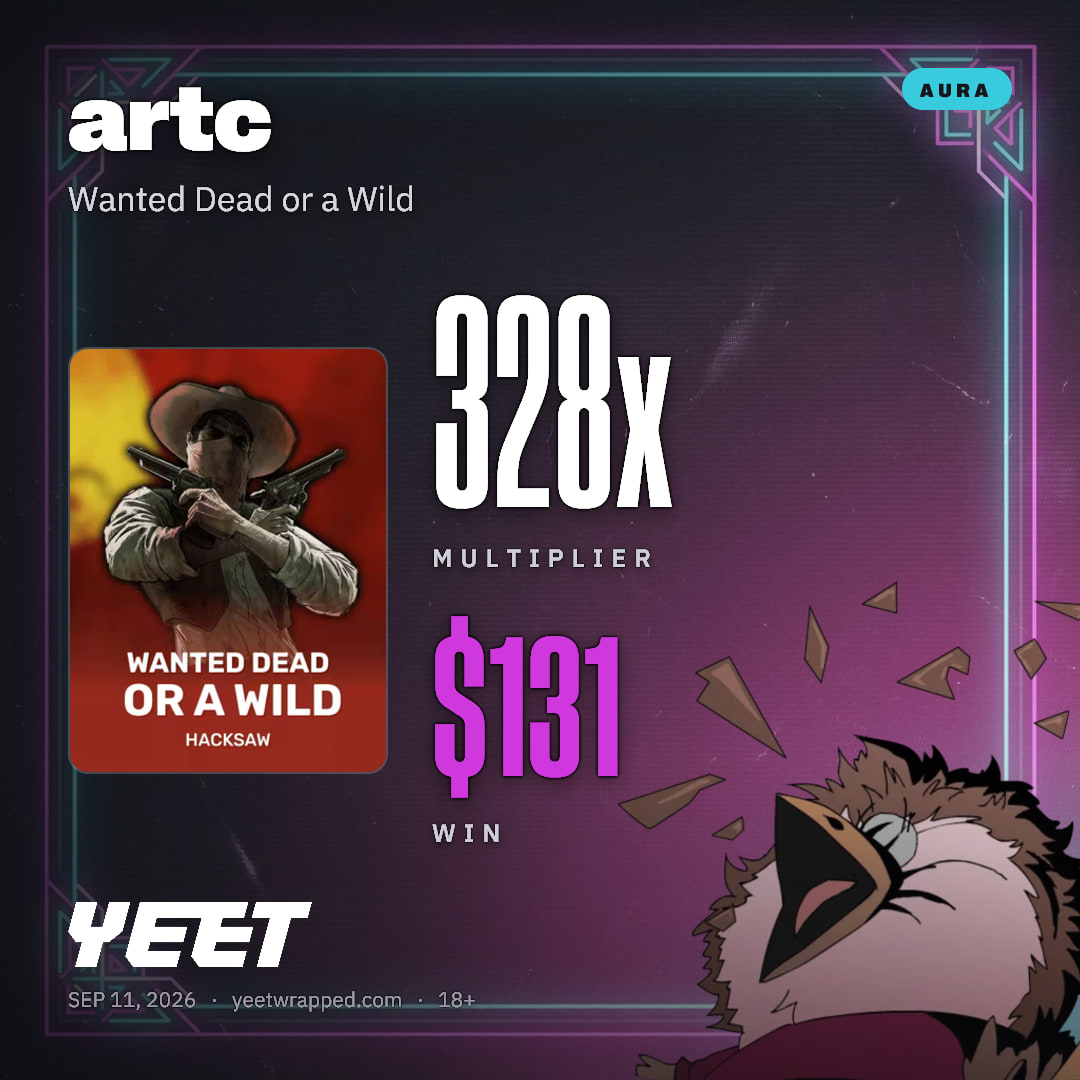 artc hit 328.1x on Wanted Dead or a Wild