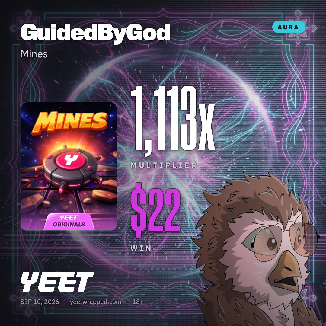 GuidedByGod hit 1,113x on Mines