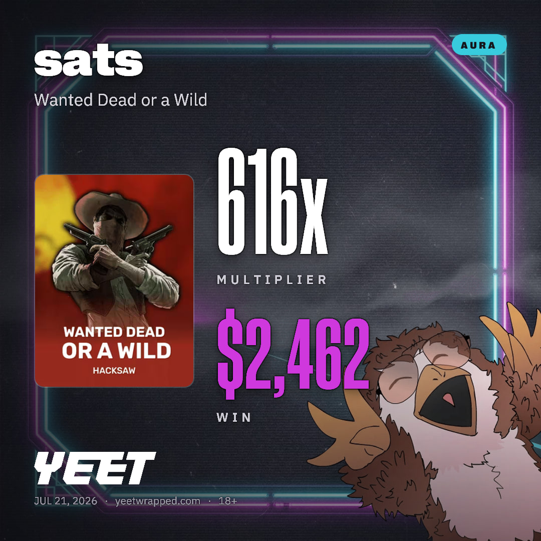 sats hit 615.5x on Wanted Dead or a Wild