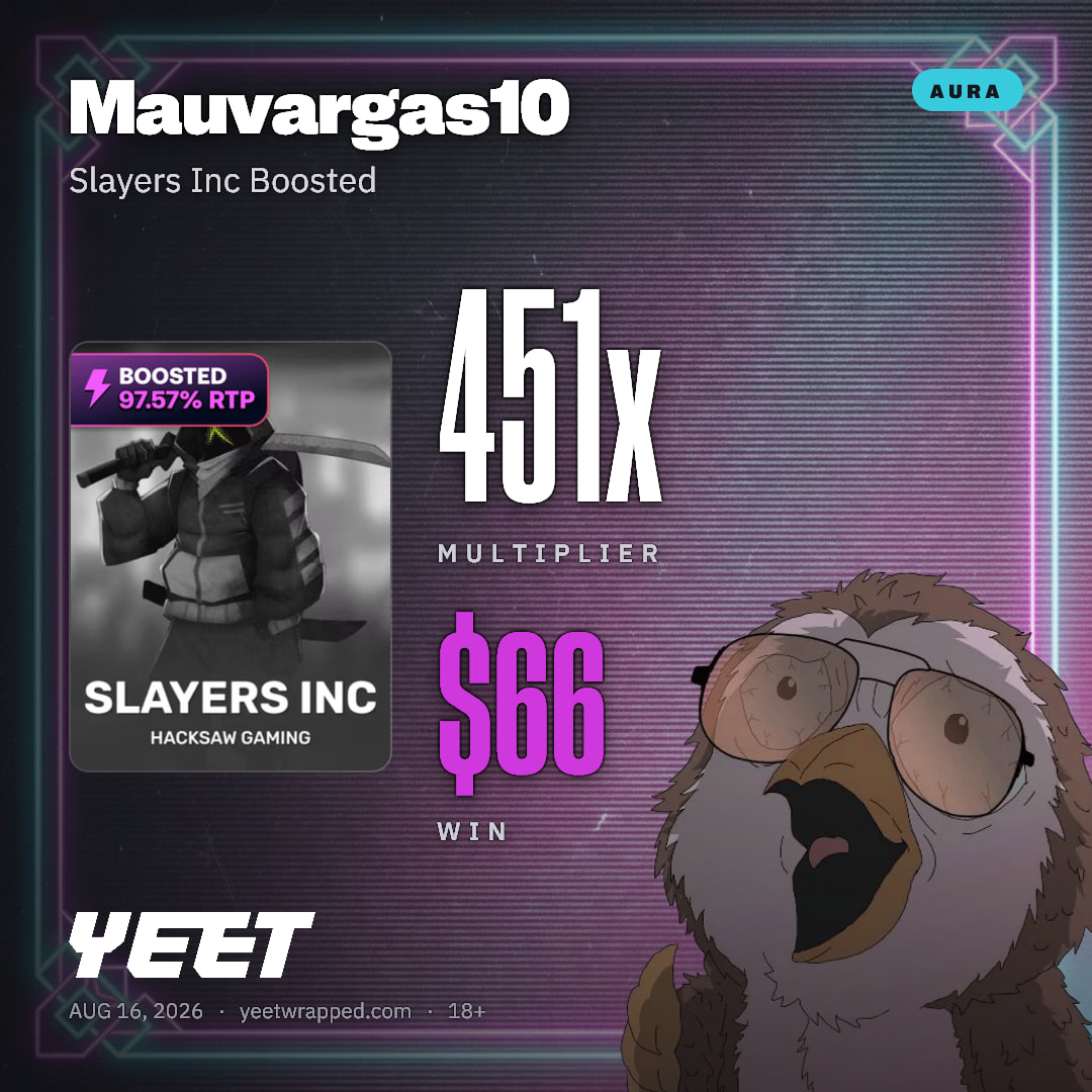 Mauvargas10 hit 451.1x on Slayers Inc Boosted