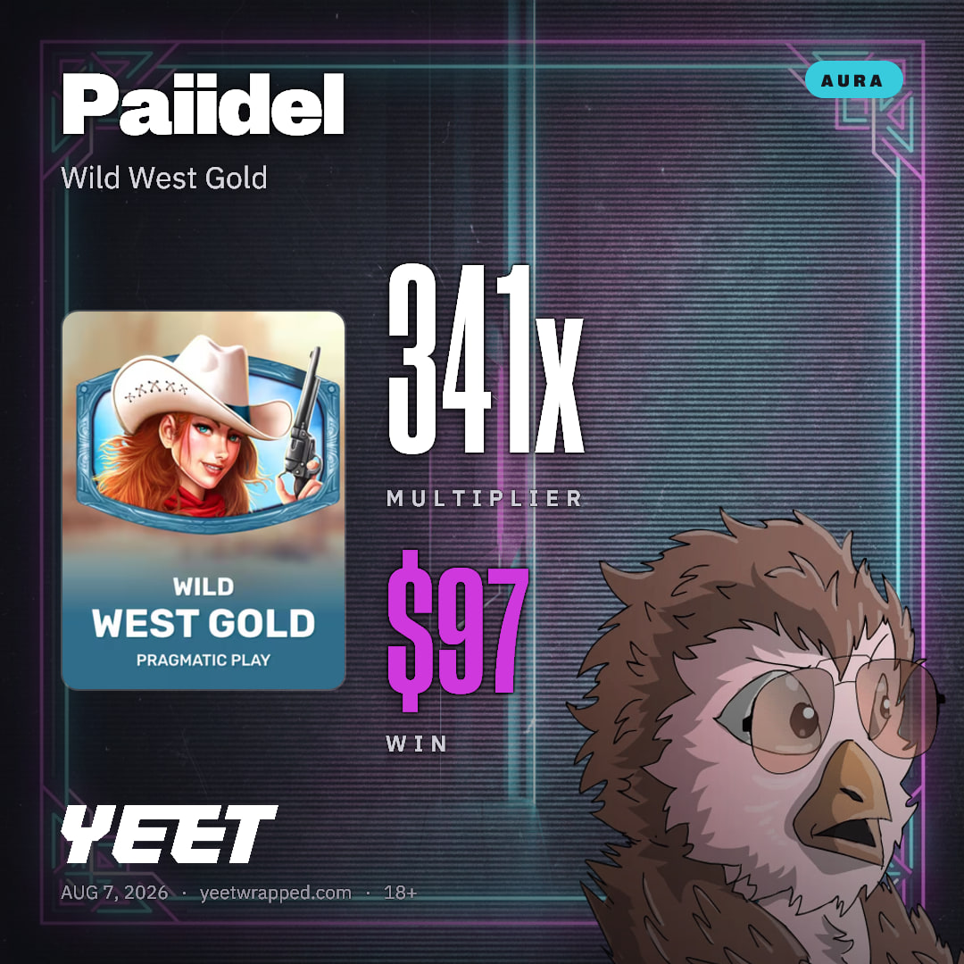Paiidel hit 340.8x on Wild West Gold