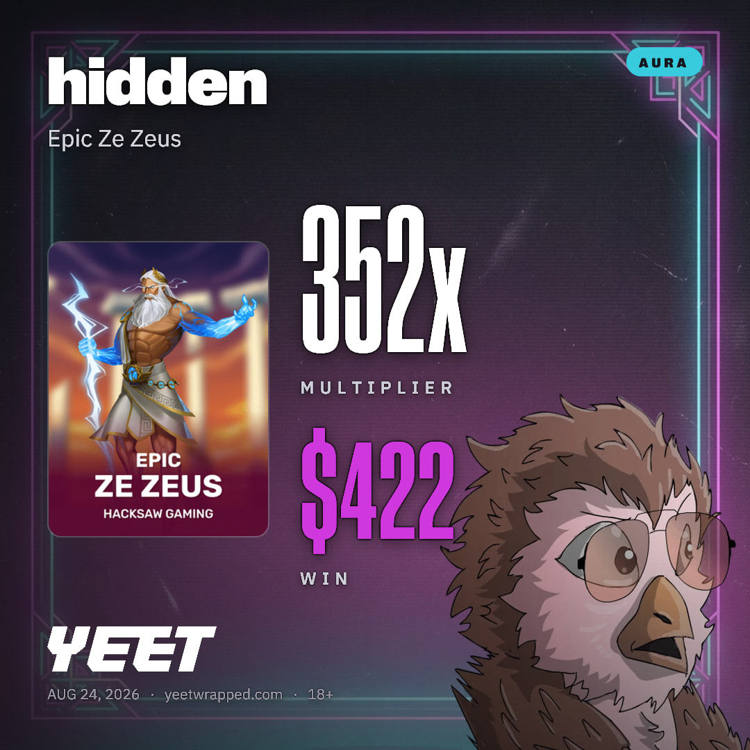 hidden hit 351.9x on Epic Ze Zeus