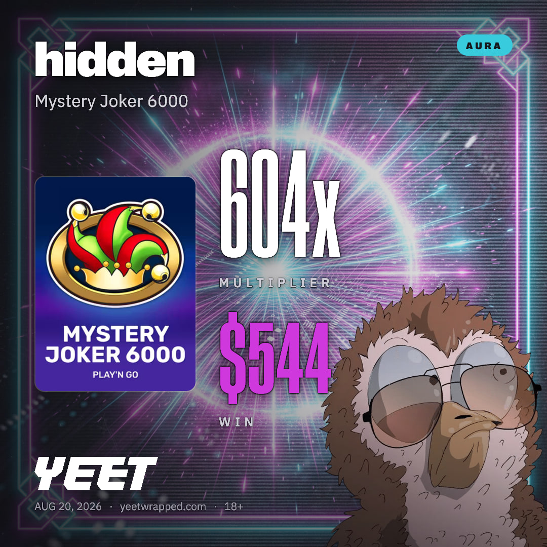 hidden hit 604x on Mystery Joker 6000