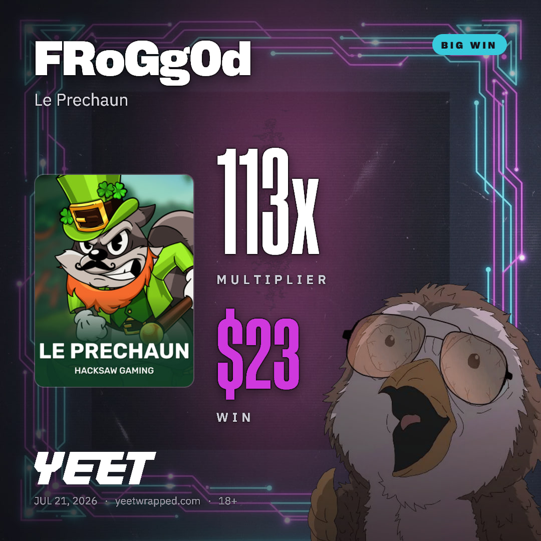 FRoGg0d hit 112.8x on Le Prechaun