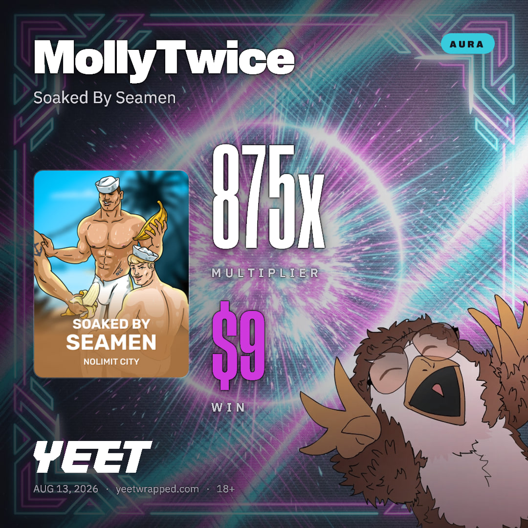 MollyTwice hit 875.3x on Soaked By Seamen