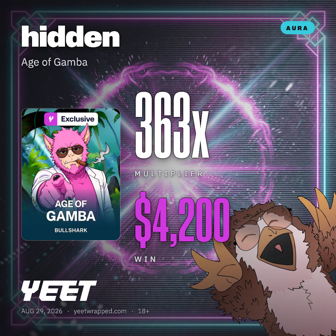 hidden hit 362.5x on Age of Gamba
