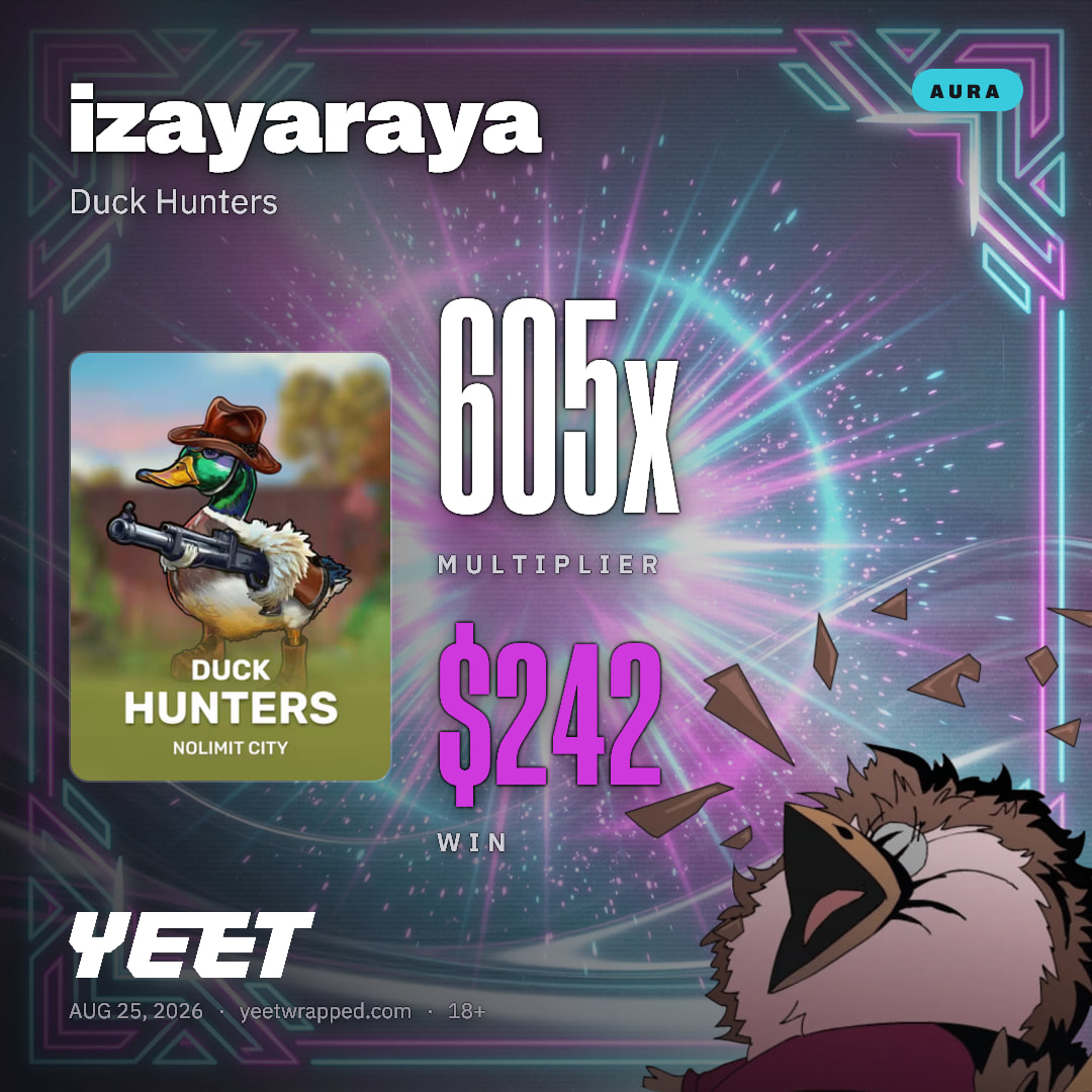 izayaraya hit 604.7x on Duck Hunters