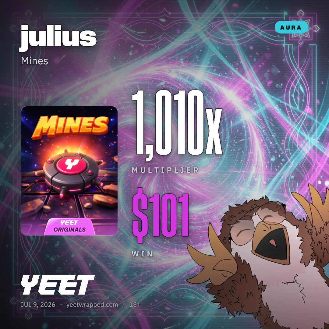 julius hit 1,010x on Mines