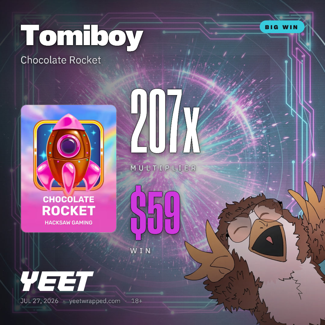 Tomiboy hit 207.2x on Chocolate Rocket