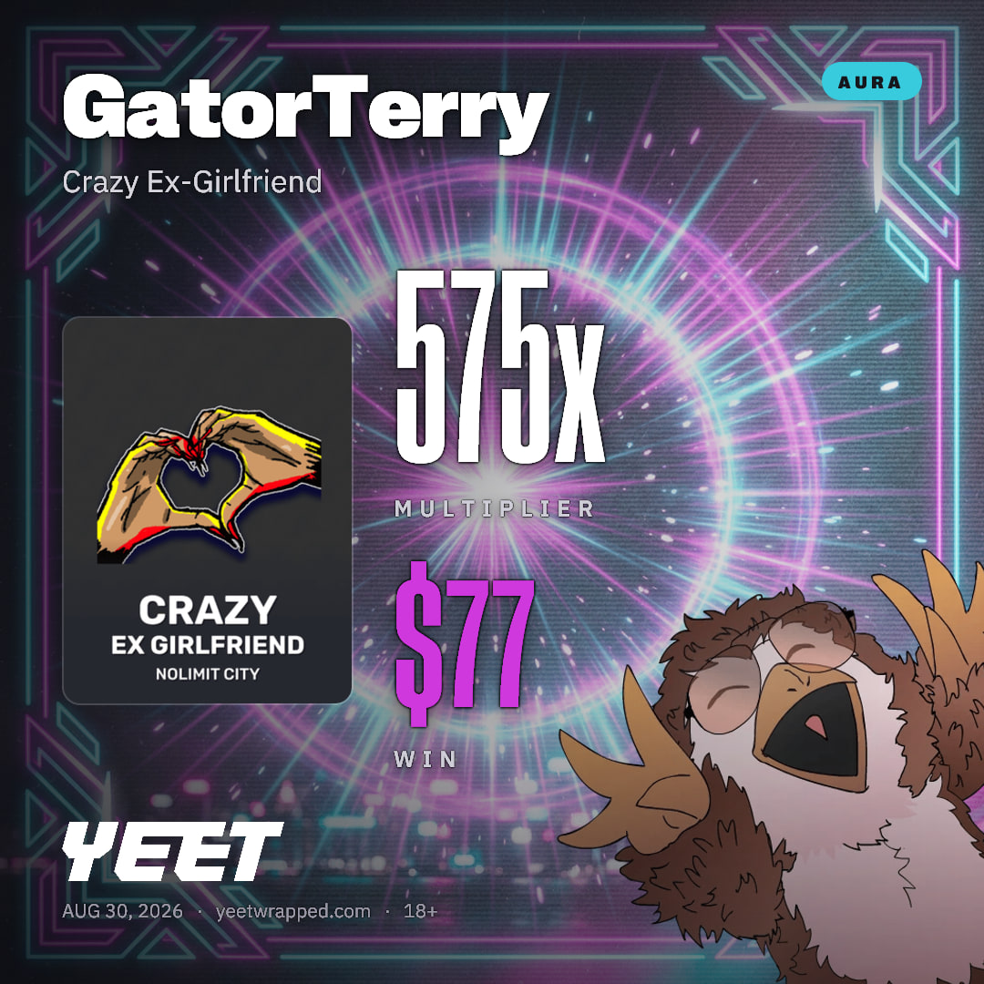 GatorTerry hit 575.1x on Crazy Ex-Girlfriend