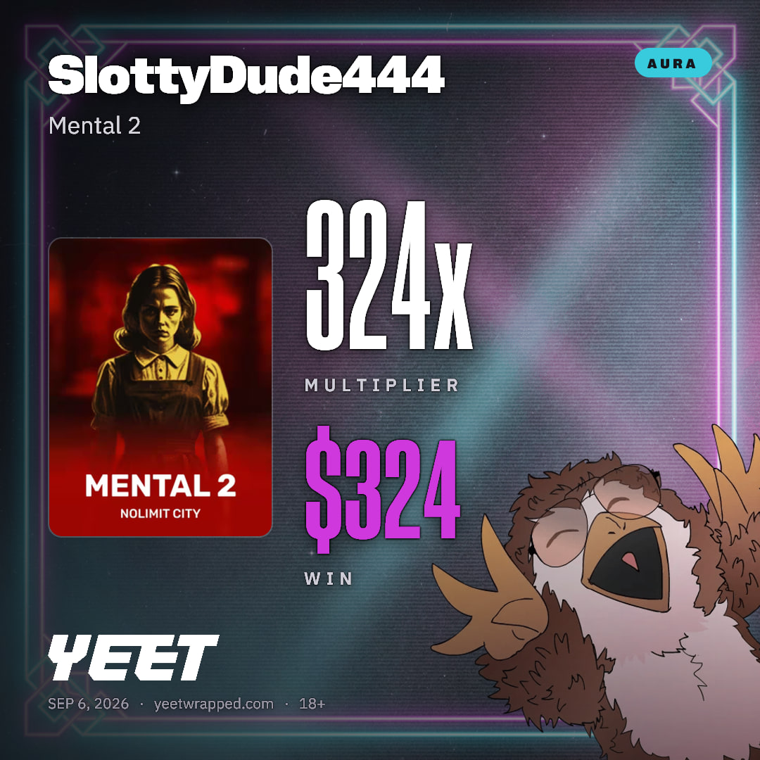 SlottyDude444 hit 324x on Mental 2