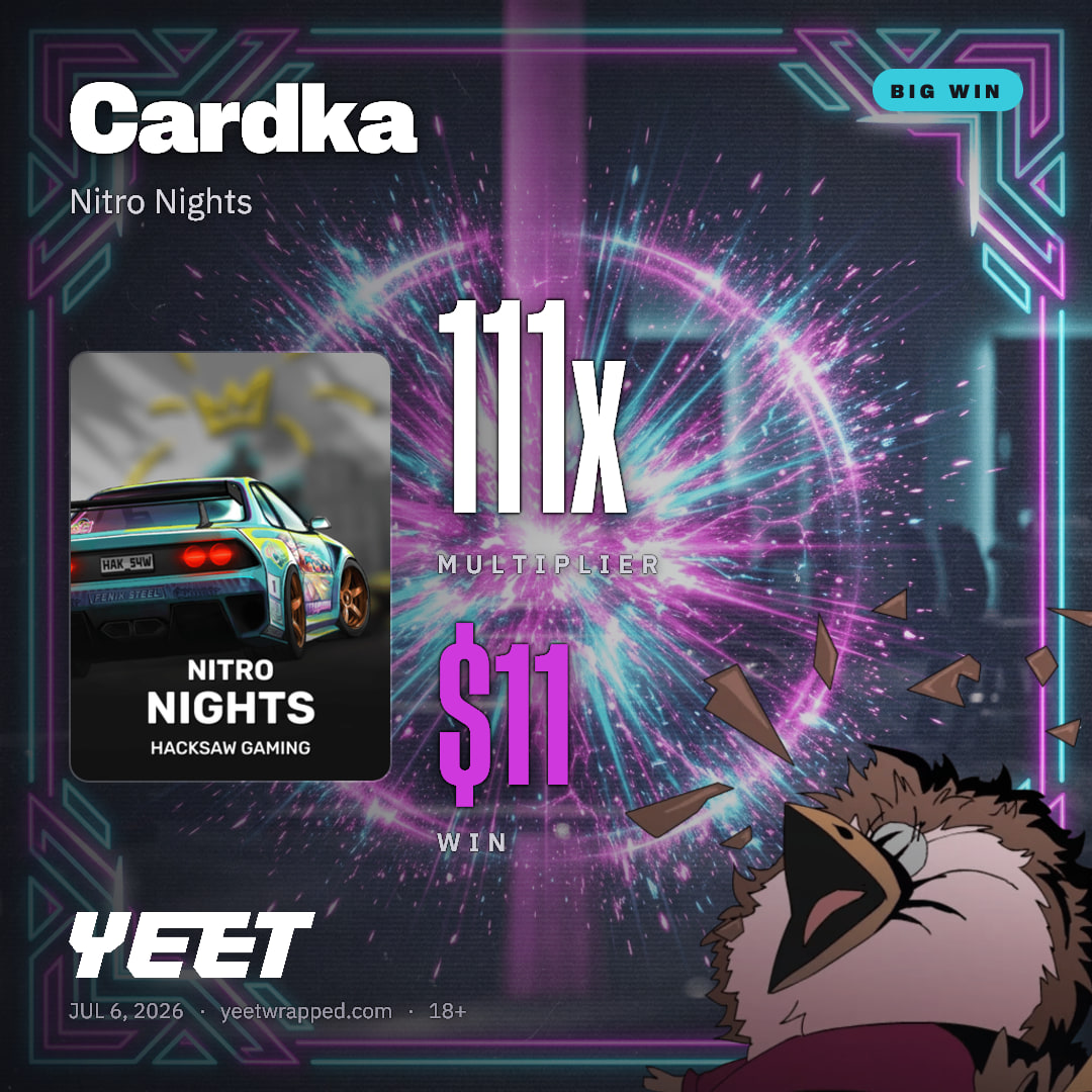 Cardka hit 111.4x on Nitro Nights