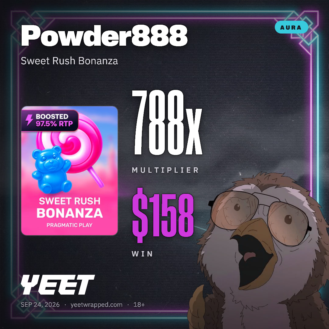 Powder888 hit 788.4x on Sweet Rush Bonanza